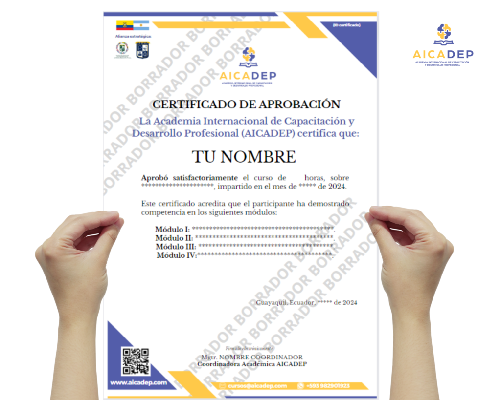 CERTIFICADOS QUE OFRECE AICADEP