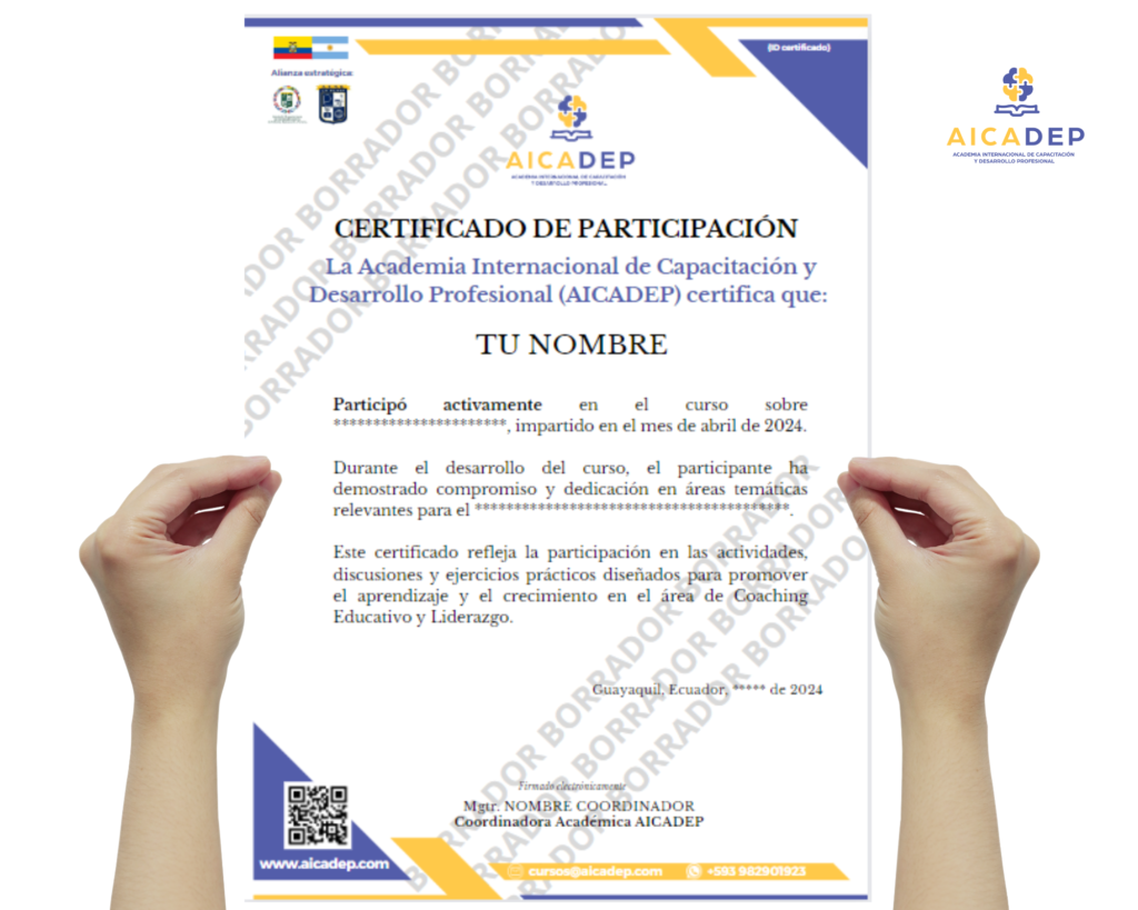 CERTIFICADOS QUE OFRECE AICADEP